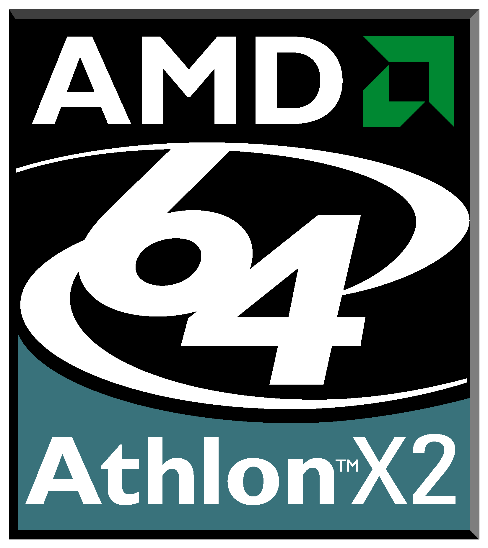 AMD 64 Athlon X2 Logo Vector Logo